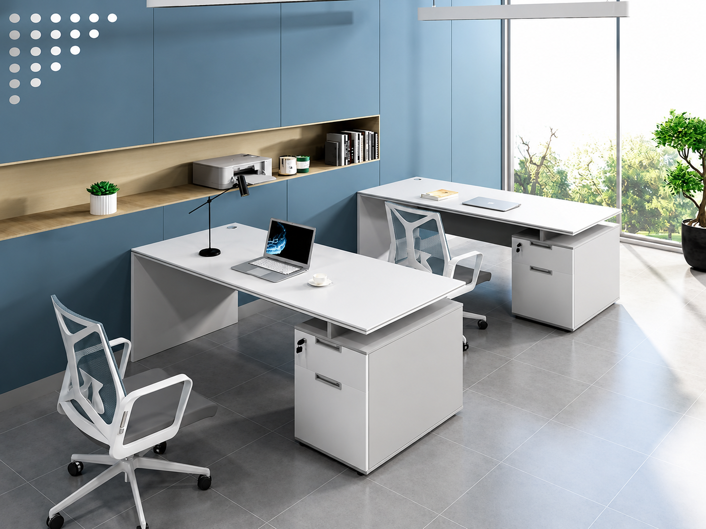 22-KD03 Workstation from Big Panda GreySpace
