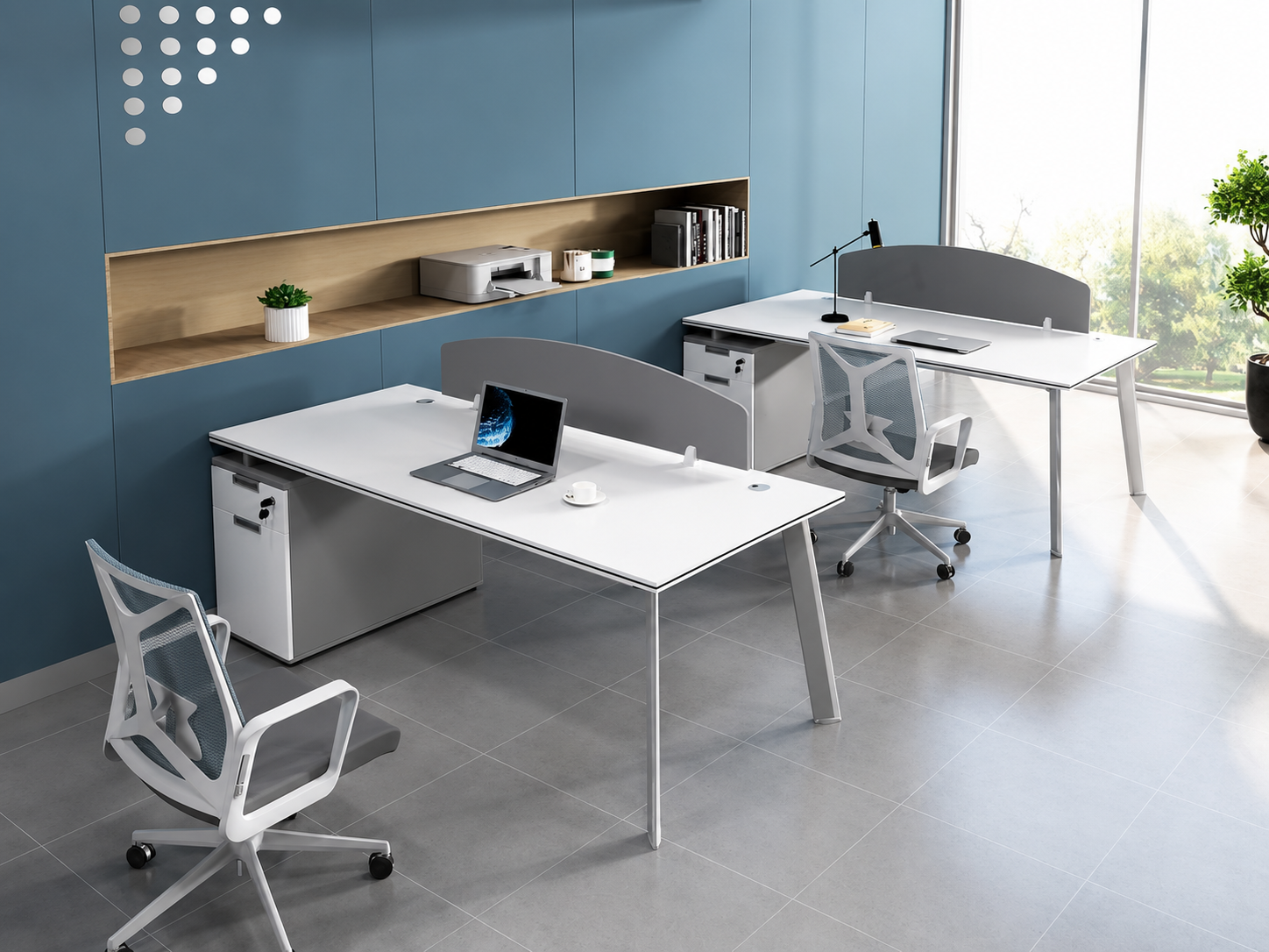 22-KD06 Workstation from Big Panda GreySpace