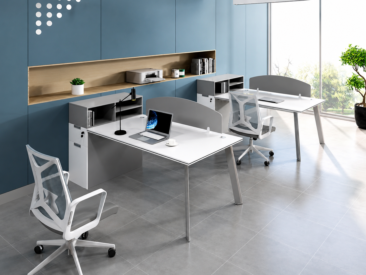 22-KD07 Workstation from Big Panda GreySpace