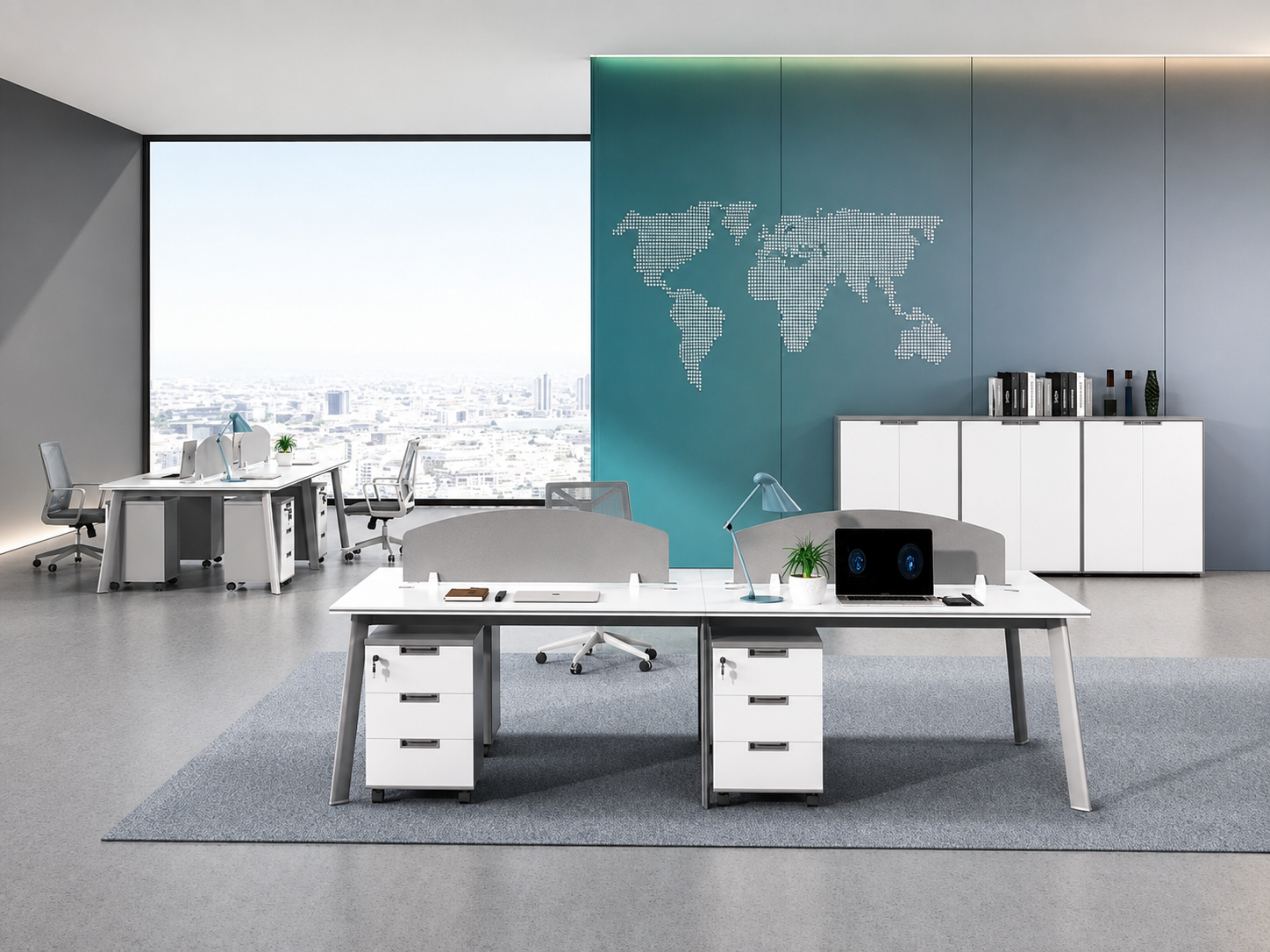 22-KD09 Workstation from Big Panda GreySpace