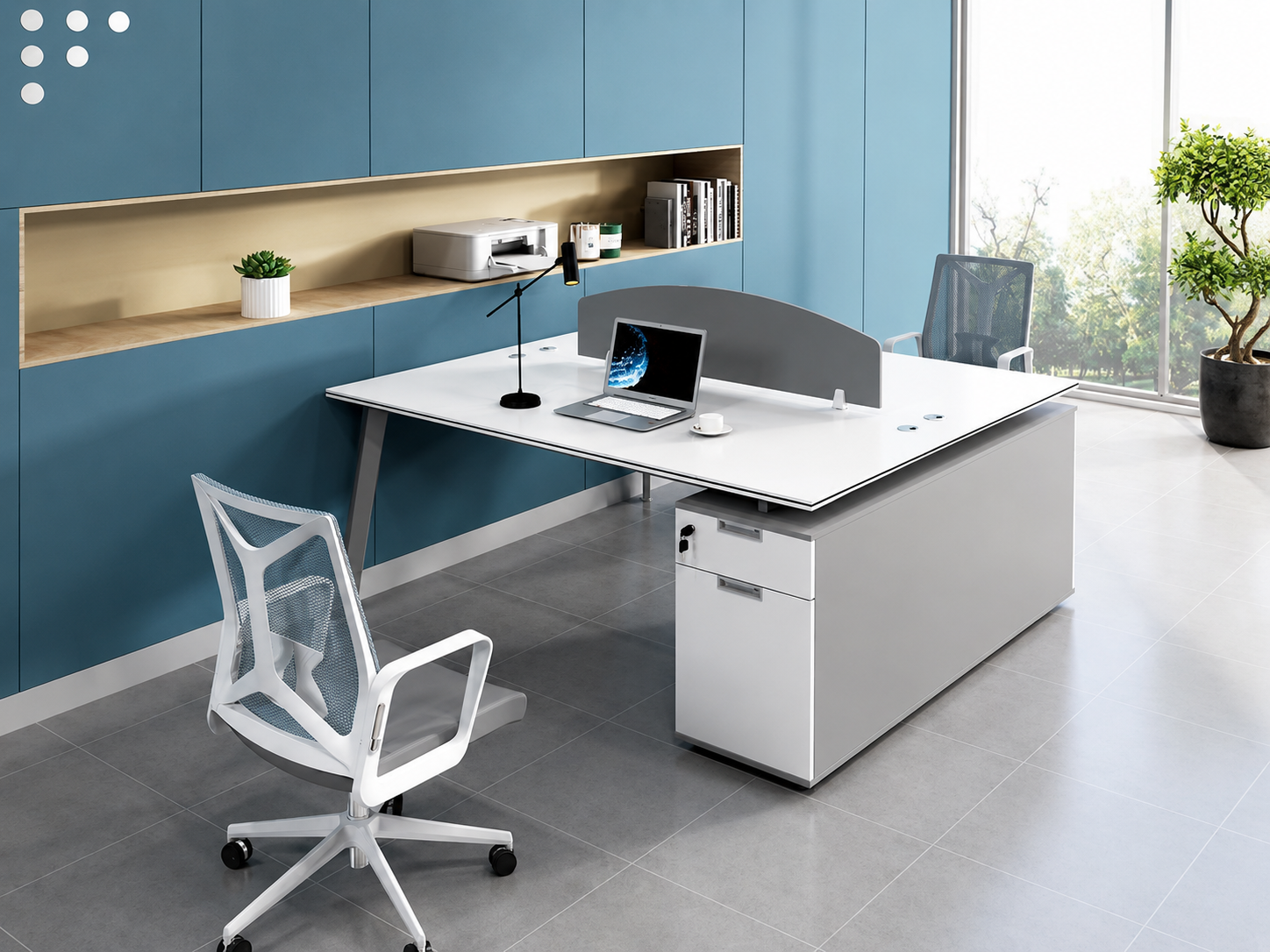 22-KD10 Workstation from Big Panda GreySpace