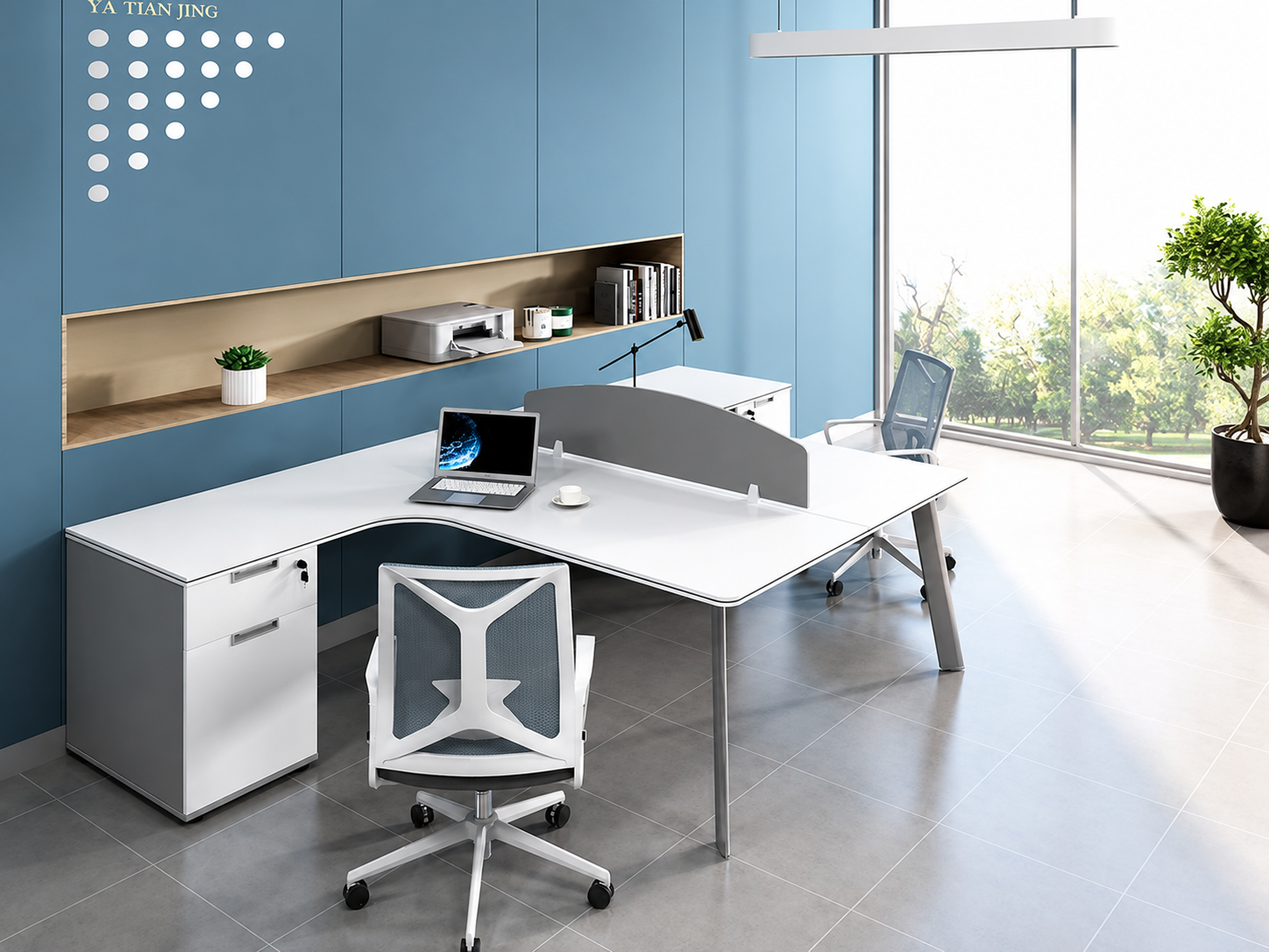 22-KD12 Workstation from Big Panda GreySpace