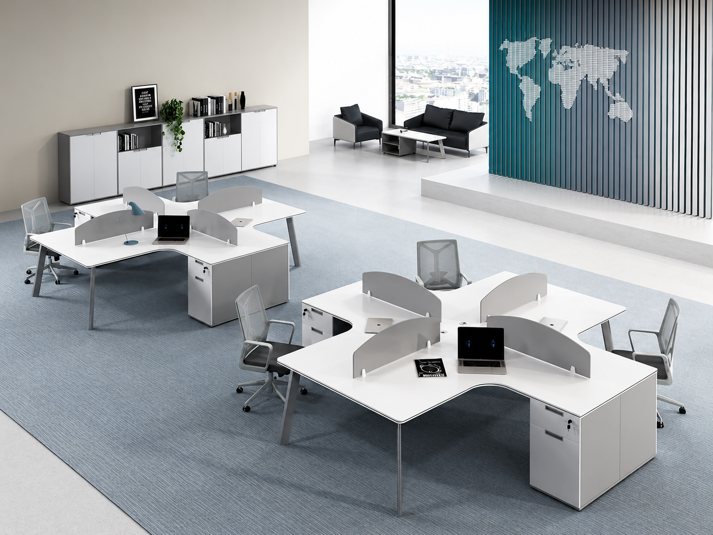 22-KD13 Workstation from Big Panda GreySpace
