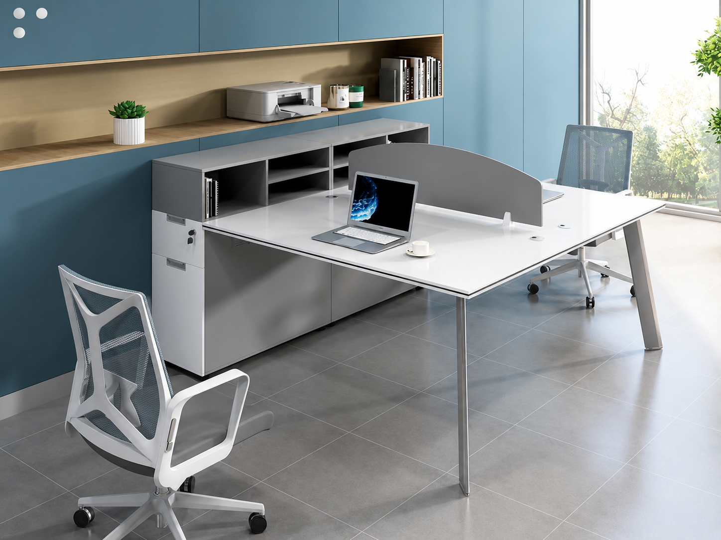 22-KD14 Workstation from Big Panda GreySpace