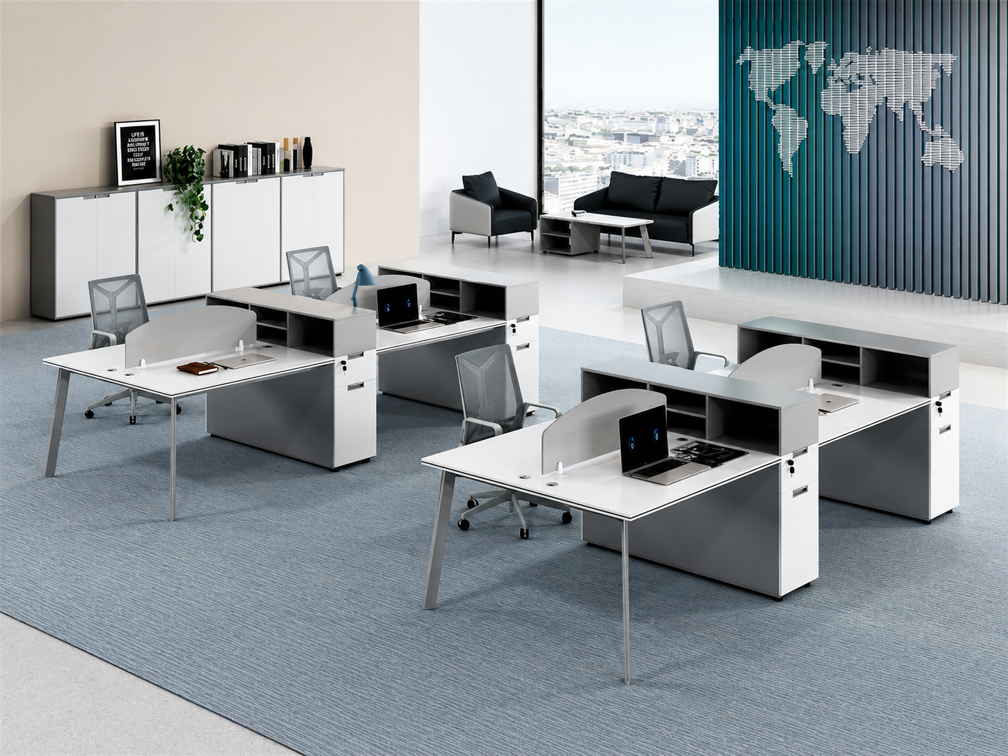 22-KD15 Workstation from Big Panda GreySpace