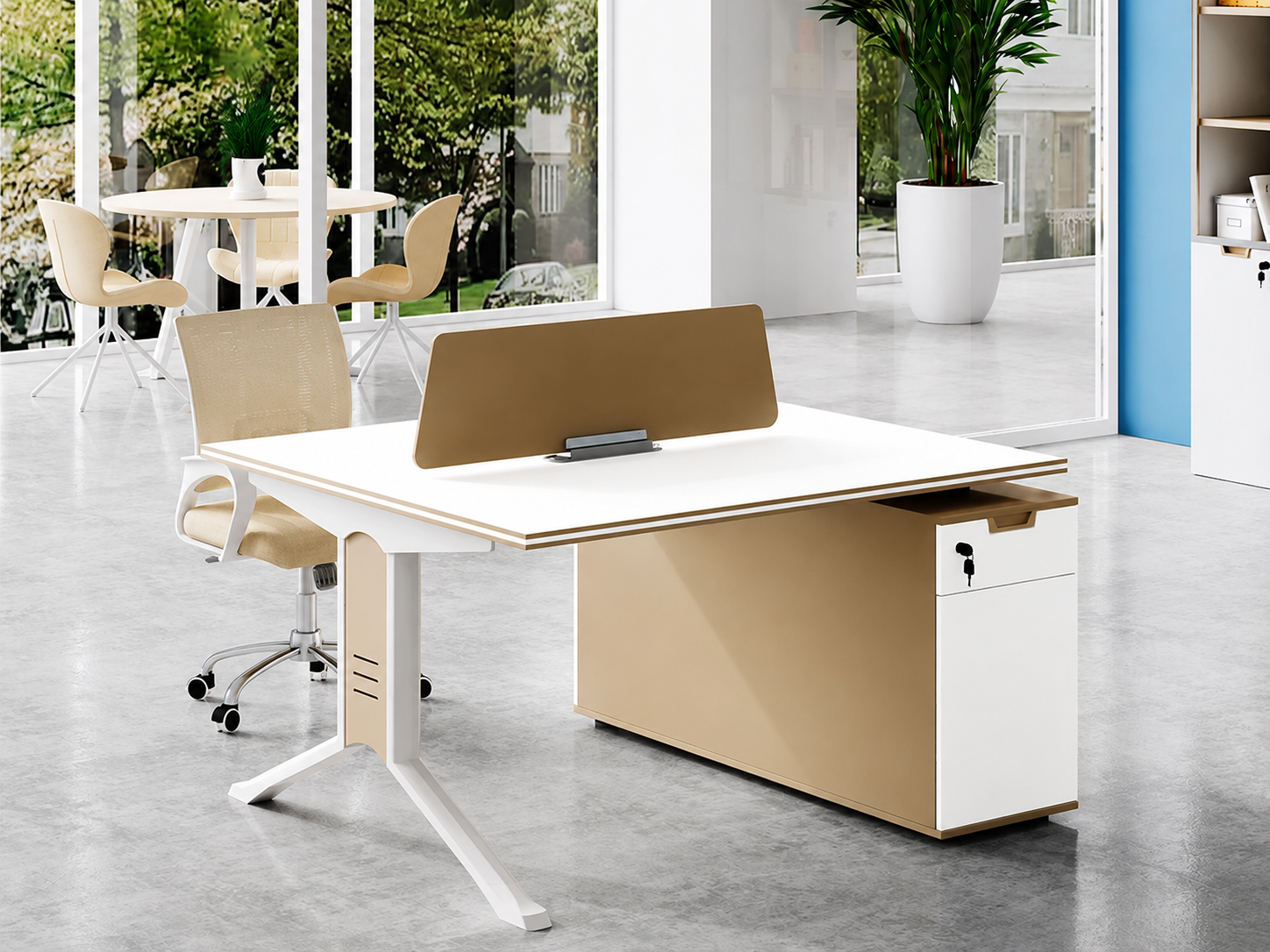 22-SD01 Workstation from Big Panda Khaki