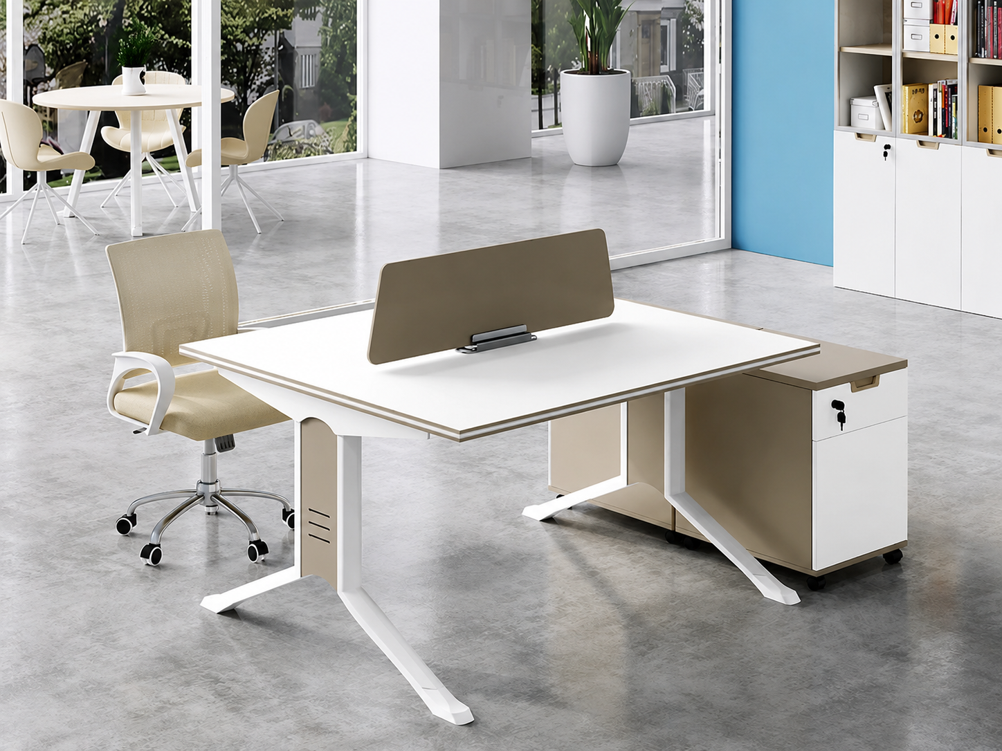 22-SD04 Workstation from Big Panda Khaki