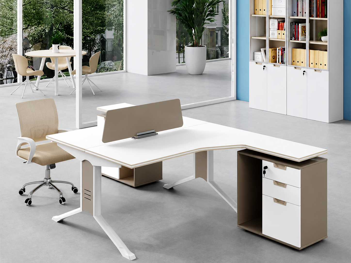 22-SD07 Workstation from Big Panda Khaki