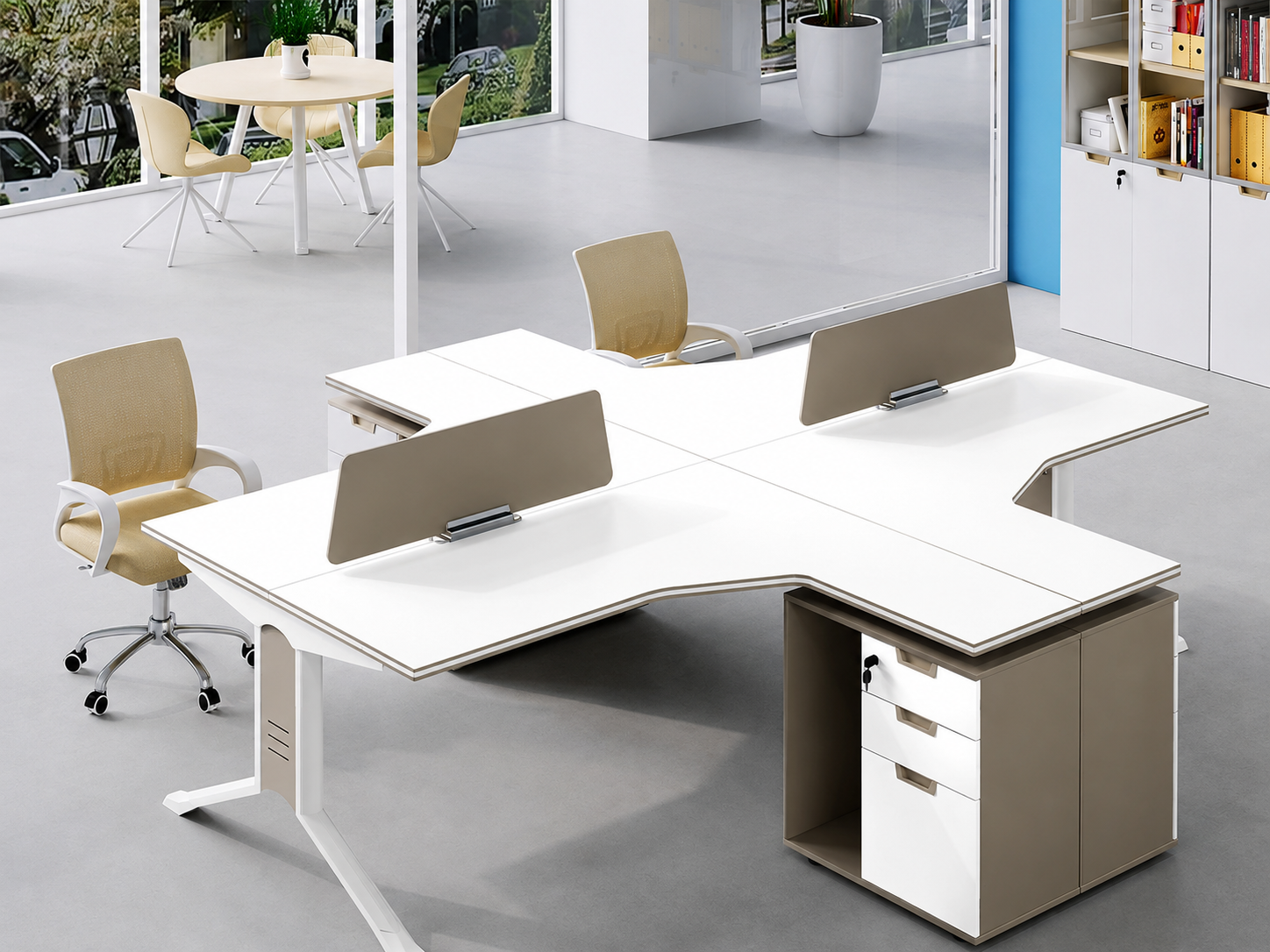 22-SD08 Workstation from Big Panda Khaki
