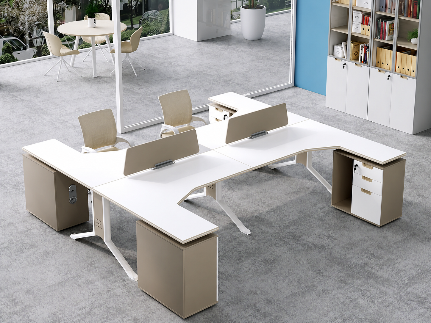 22-SD09 Workstation from Big Panda Khaki