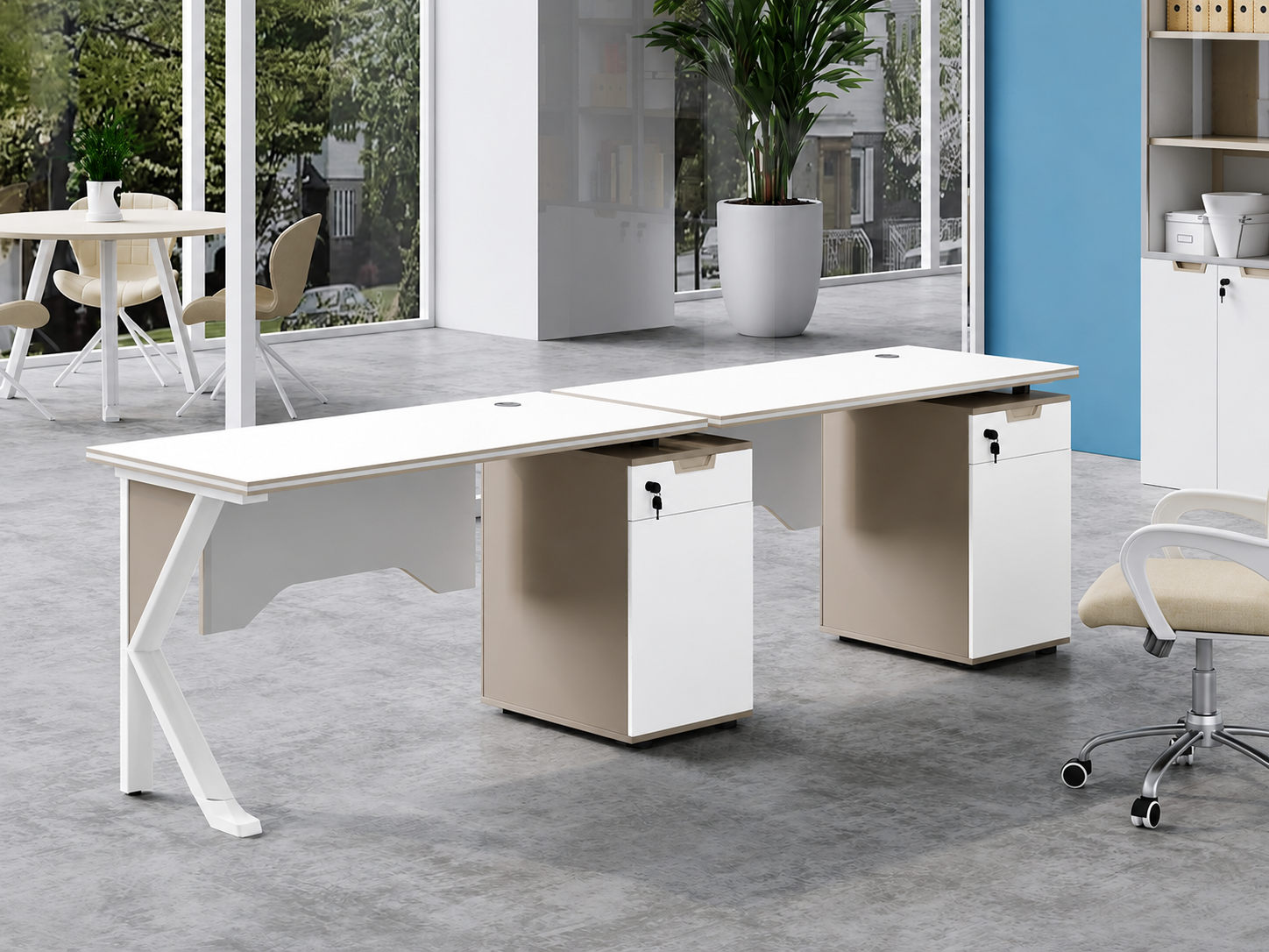 22-SD14 Workstation from Big Panda Khaki