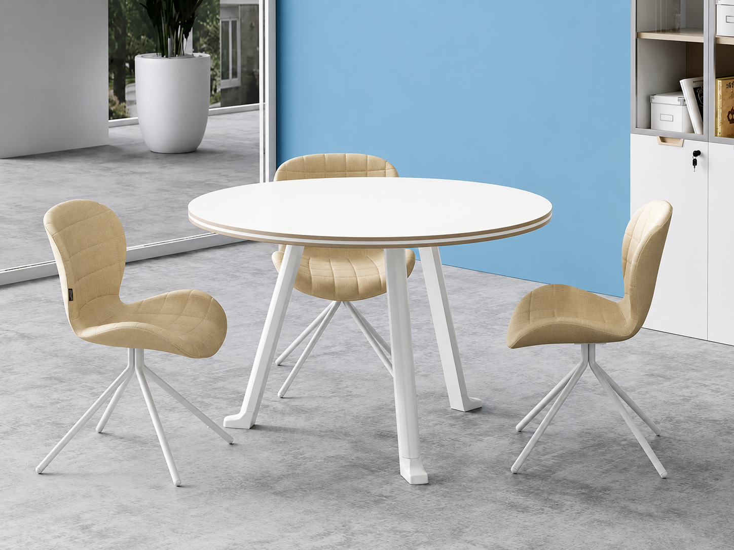 22-SK01 Discussion Table from Big Panda Khaki