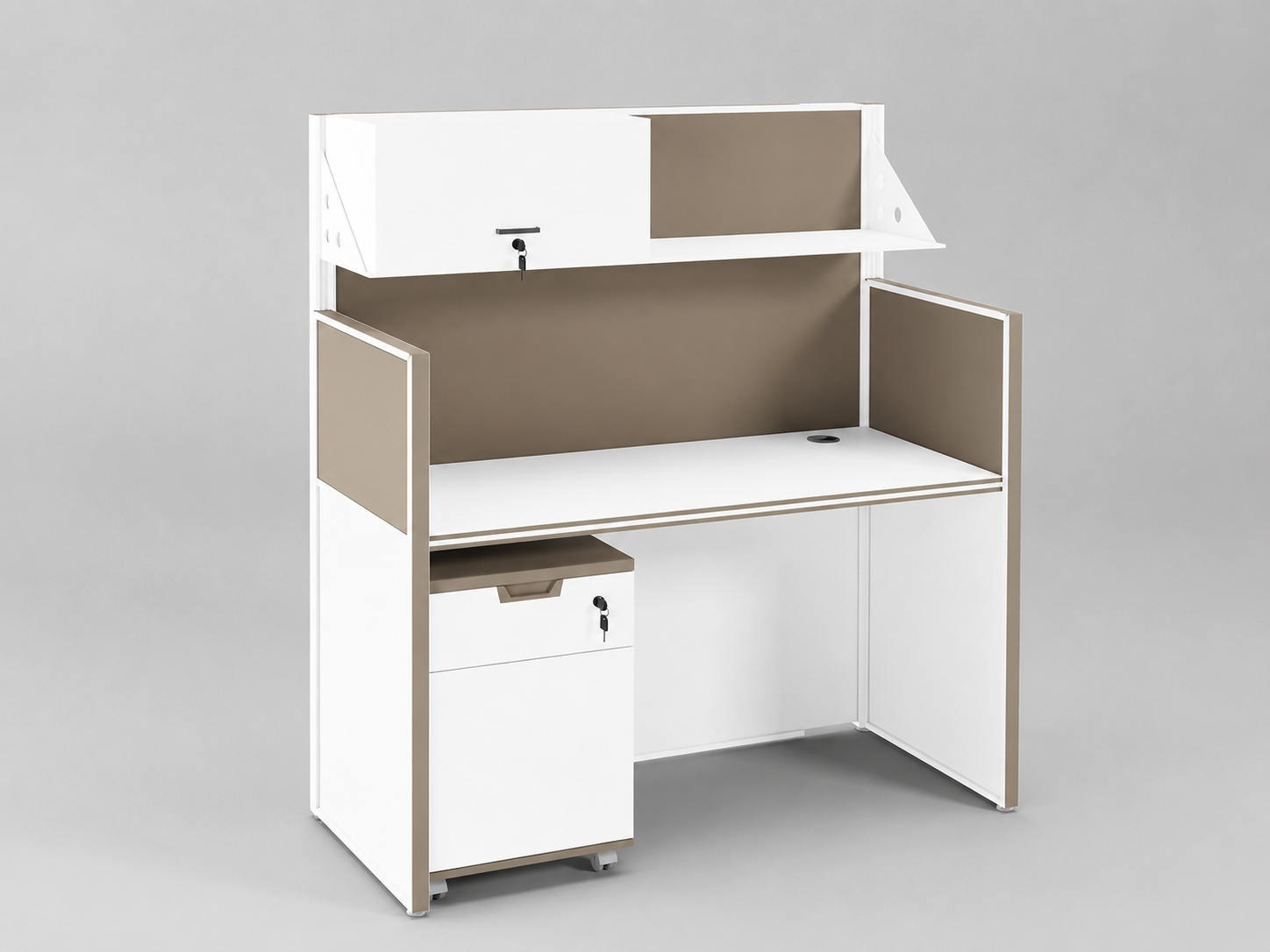22-W04 Workstation from Big Panda Khaki
