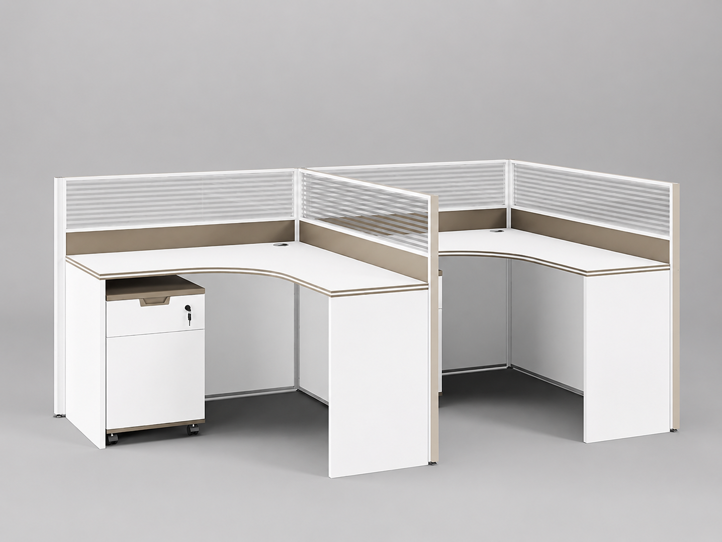 22-W08 Workstation from Big Panda Khaki