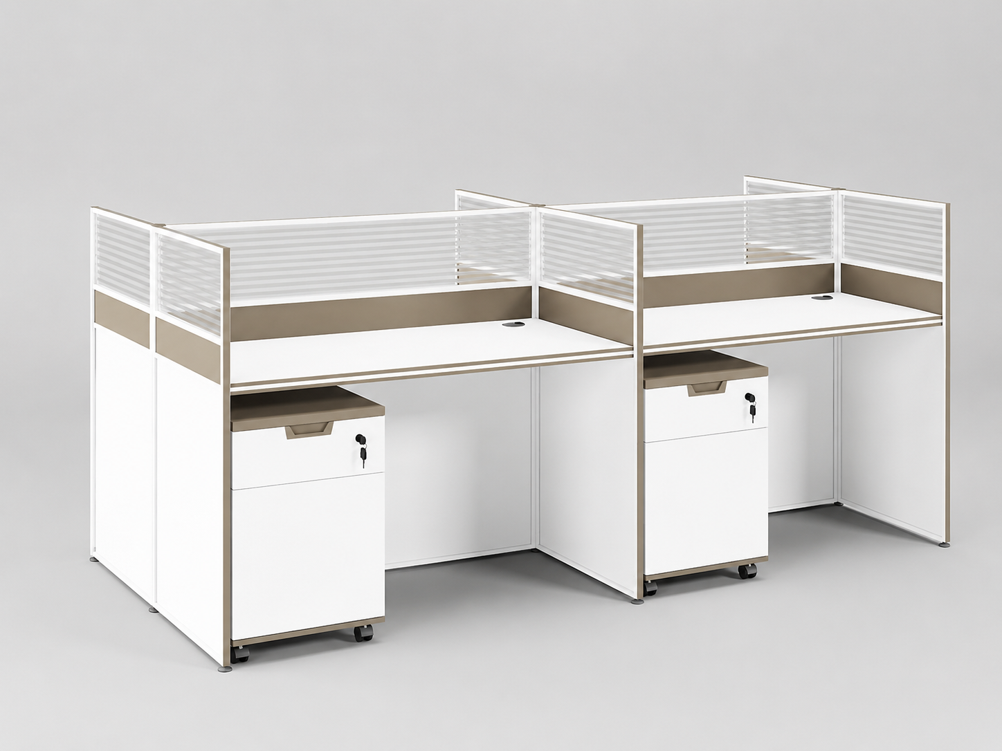 22-W12 Workstation from Big Panda Khaki