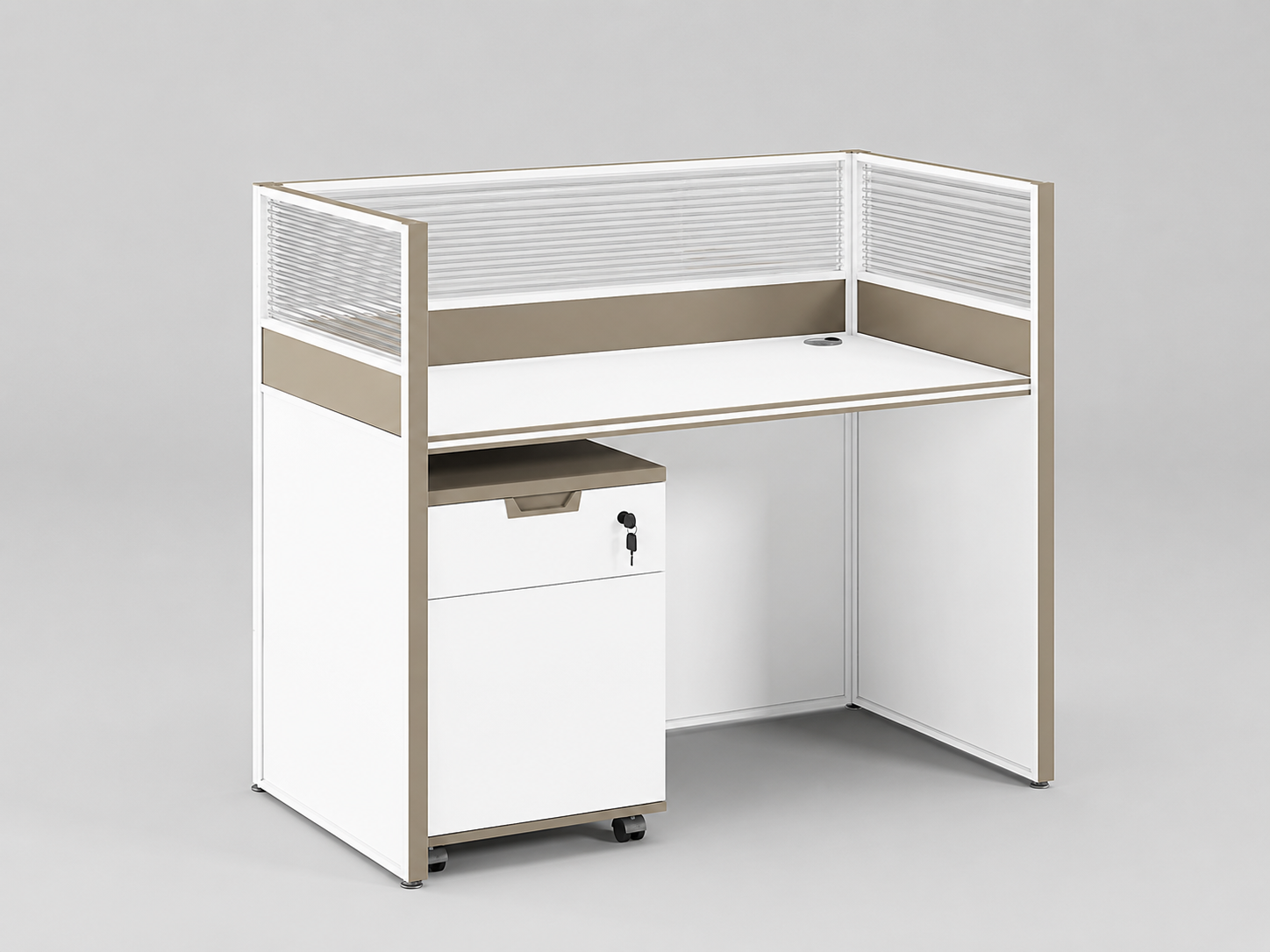22-W15 Workstation from Big Panda Khaki