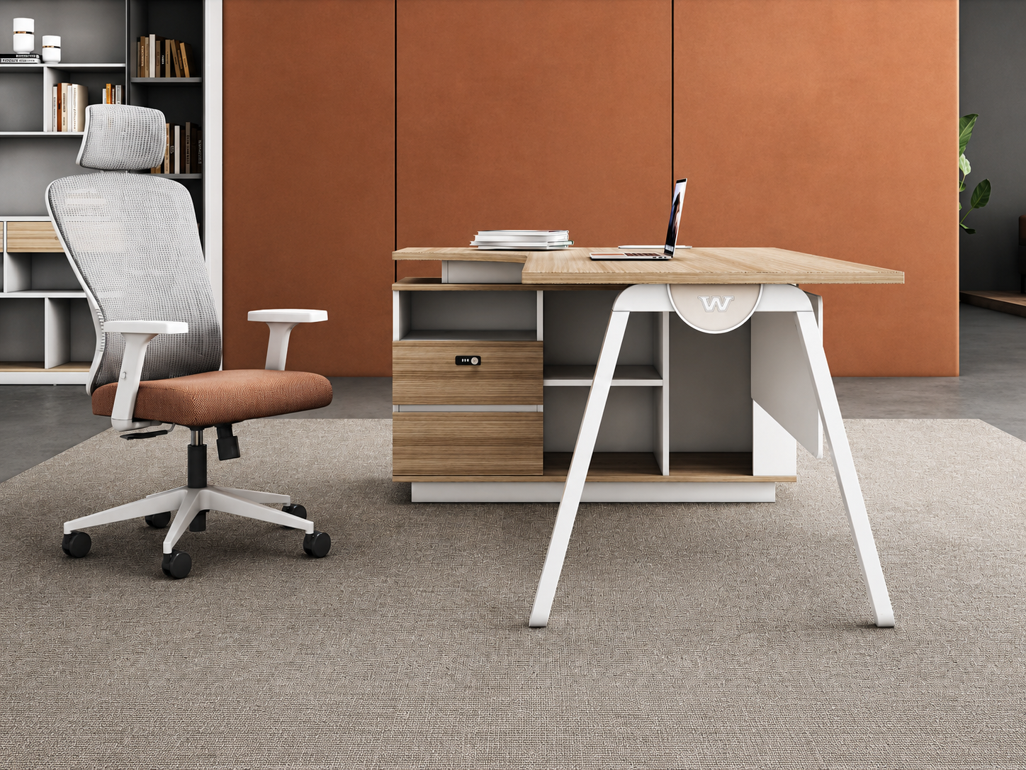 25-AB04 Office Desk from Big Panda Lumi