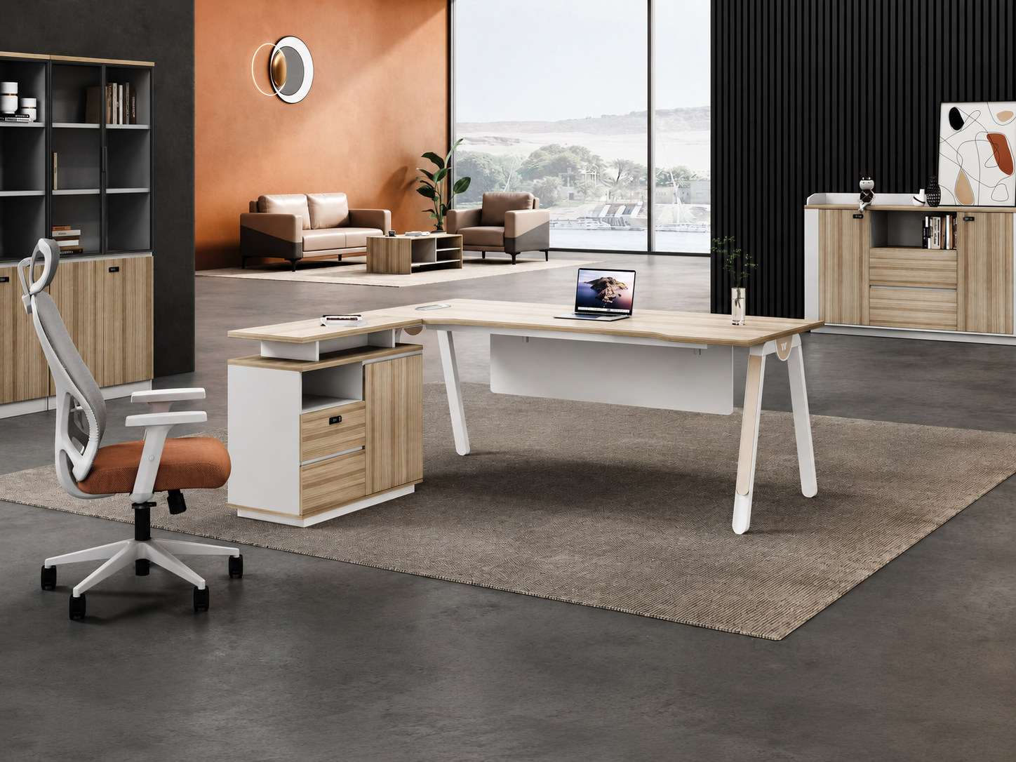 25-AB08 Office Desk from Big Panda Lumi