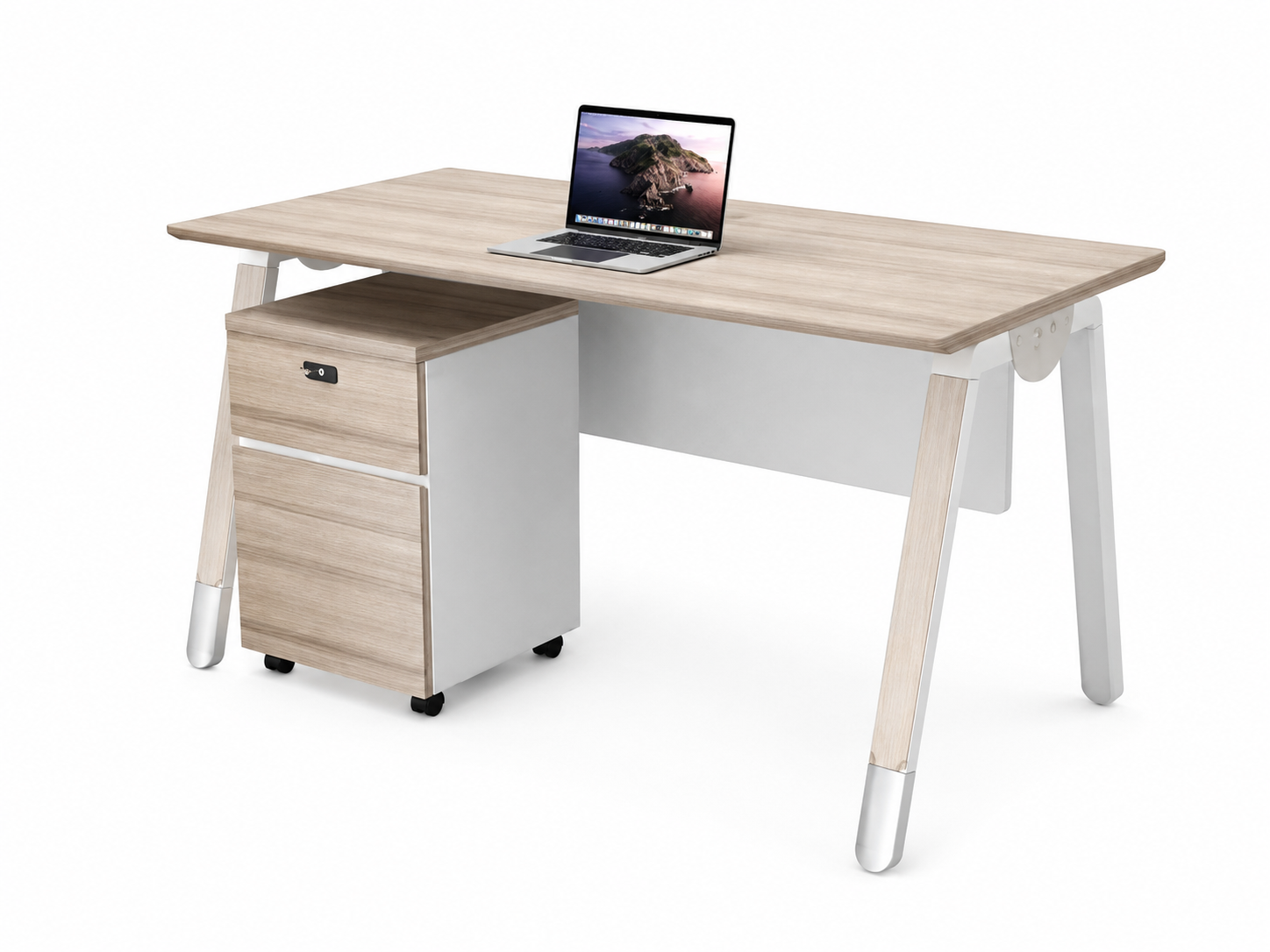 25-AD06 1-Person Workstation from Big Panda Lumi