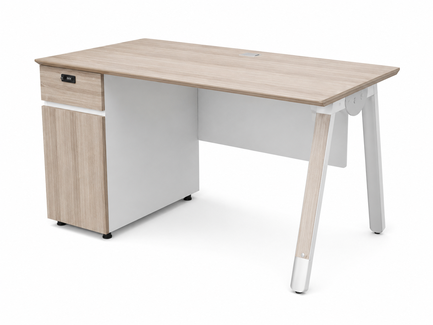 25-AD07 1-Person Workstation from Big Panda Lumi