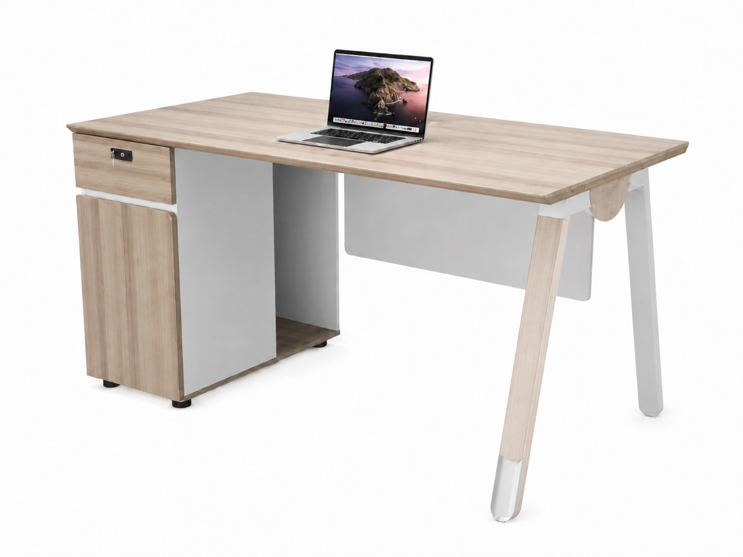 25-AD08 1-Person Workstation from Big Panda Lumi