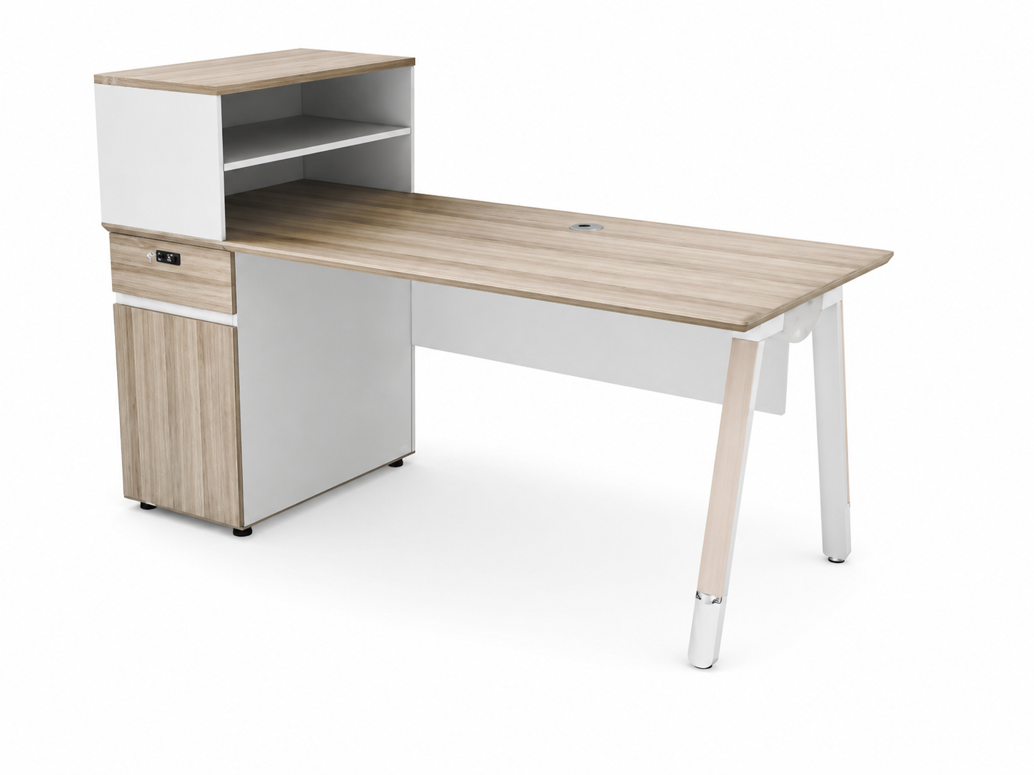 25-AD10 1-Person Workstation from Big Panda Lumi