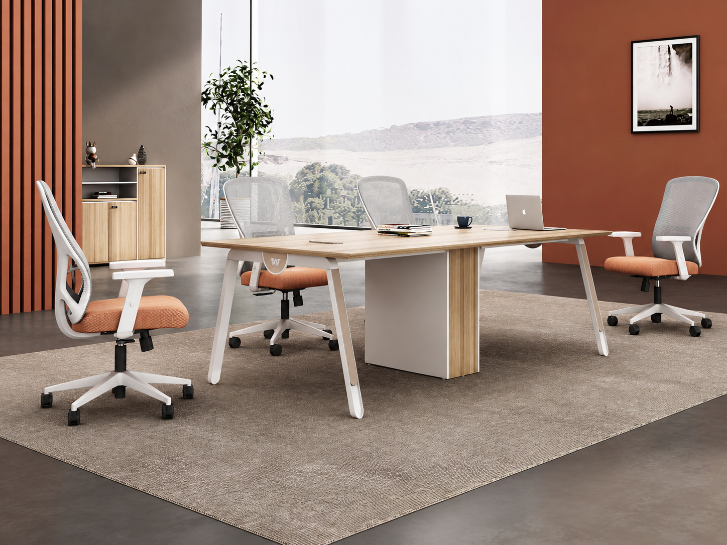 25-AM02 Meeting Table from Big Panda Lumi