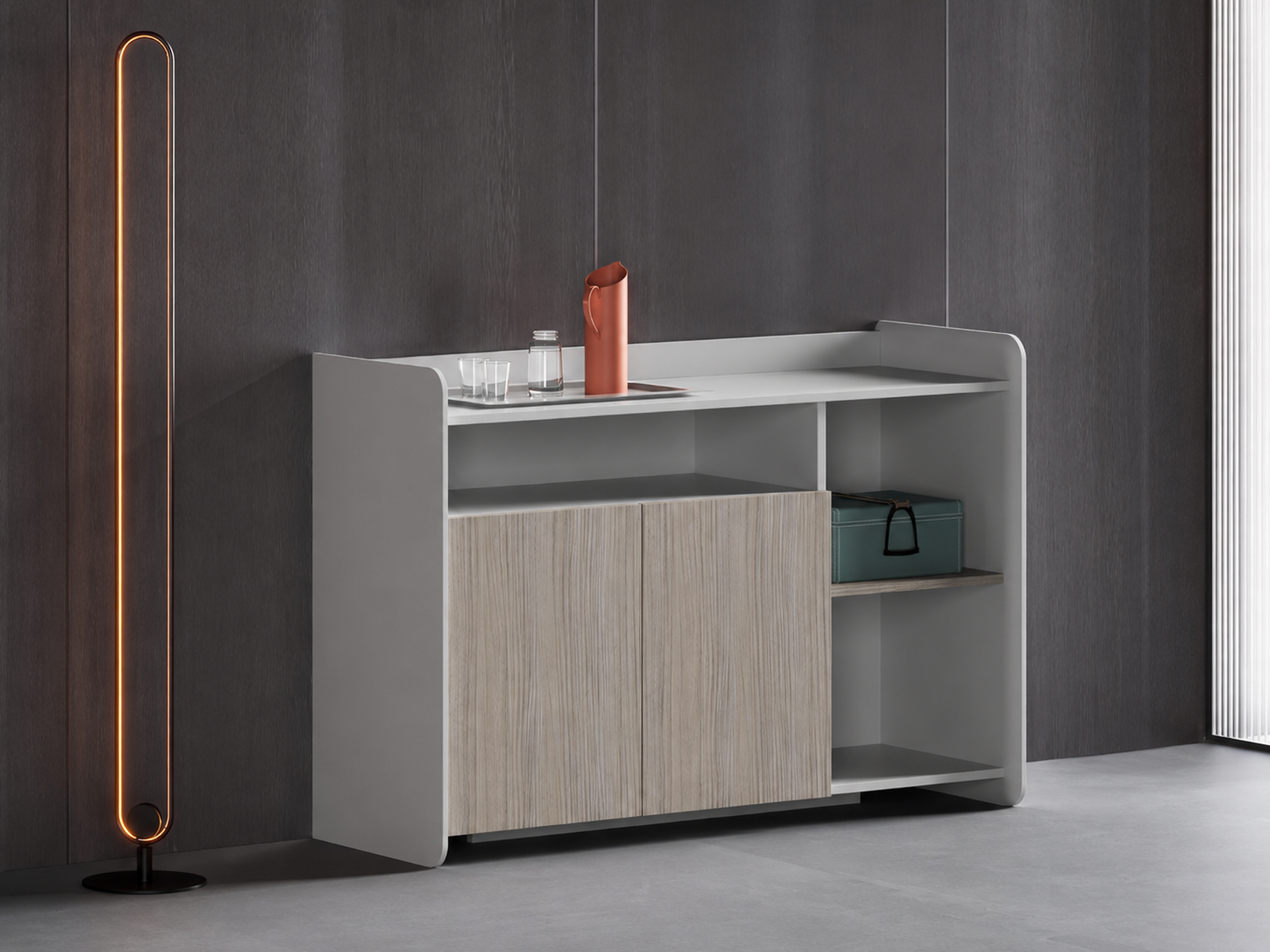 JD01-B05 Pantry Cabinet from Big Panda Lunar Sand