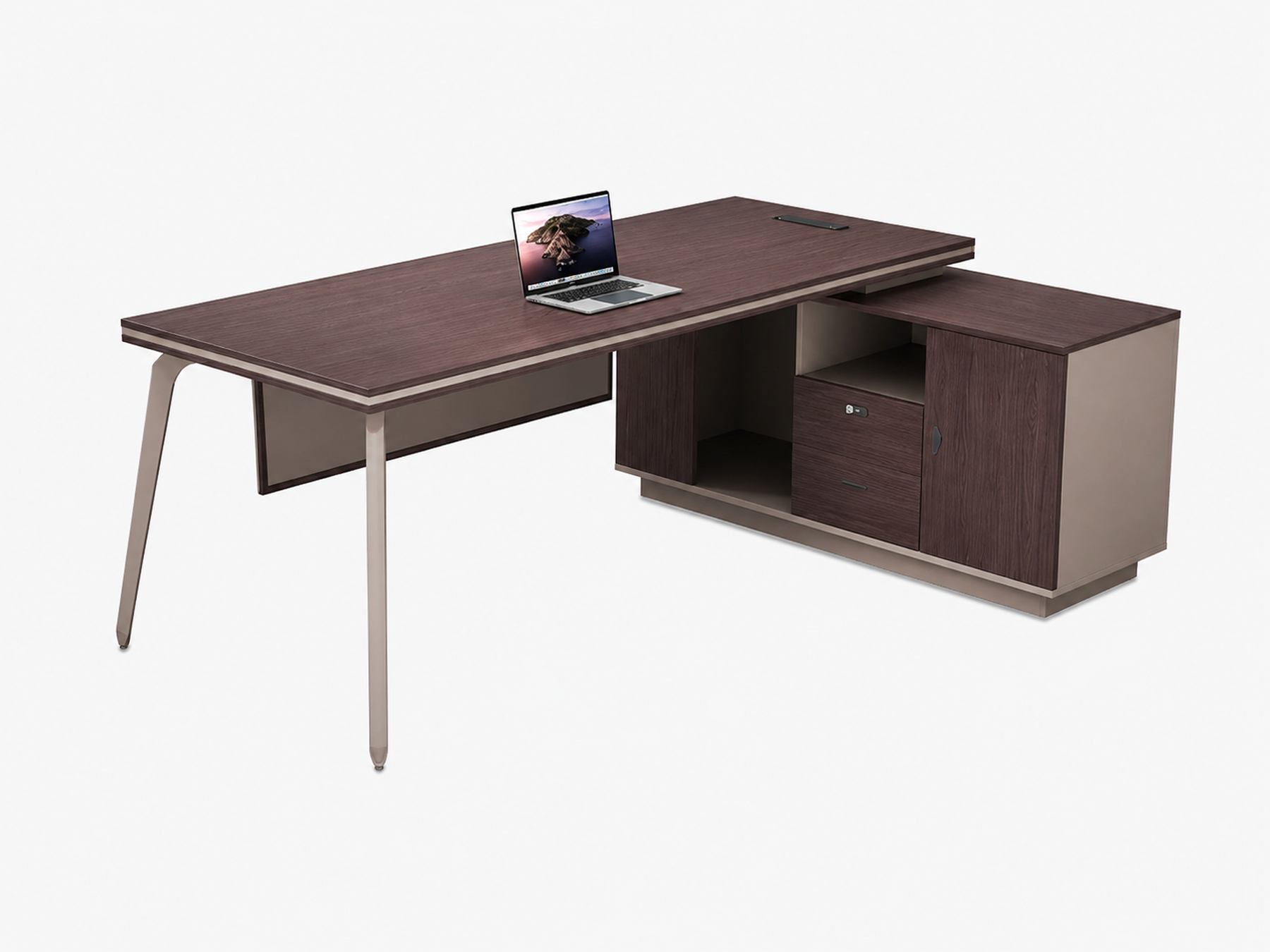 25-CB01 Director Desk from Big Panda Monica