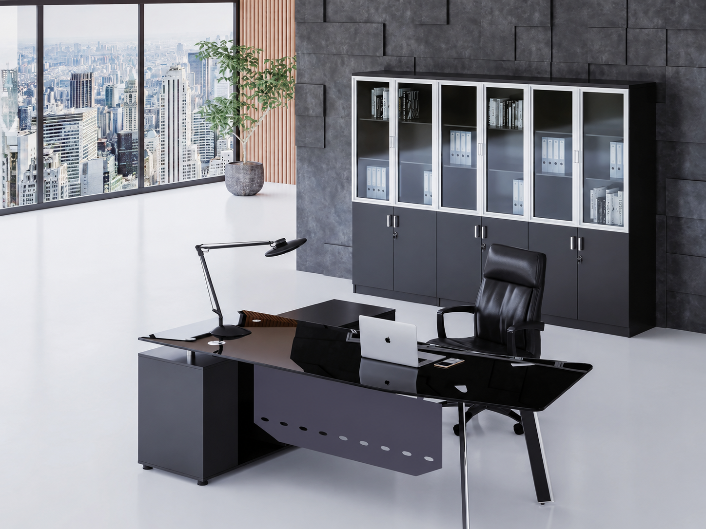 21-GB05 Desk from Big Panda Terra Glass